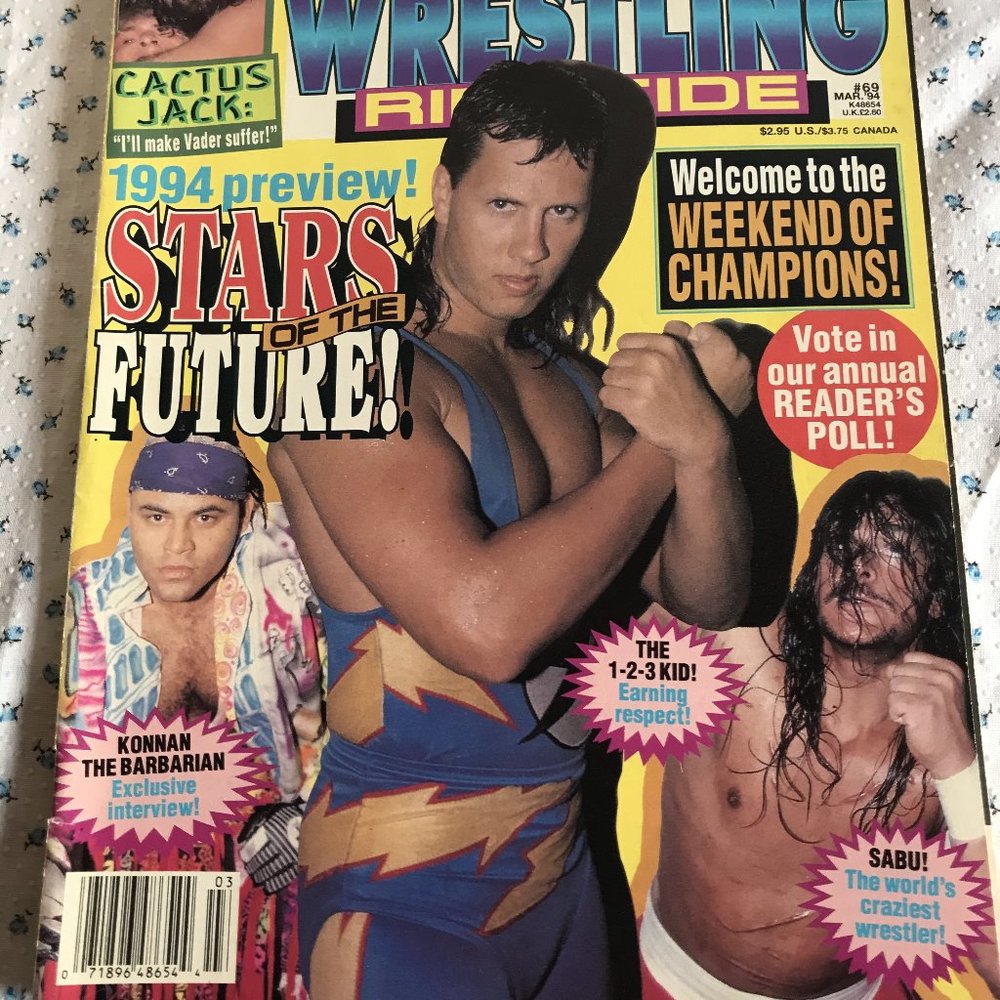 Vintage Wresting Magazine  March 1994